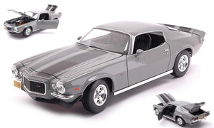 CHEVROLET CAMARO Z/28 COUPE 1971 GREY MET 1:18