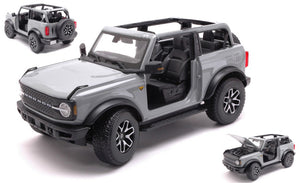 FORD USA BRONCO BADLANDS WITHOUT DOORS 2021 GREY 1:18
