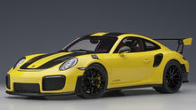 Indlæs billede til gallerivisning porsche 911 (991) GT2 weissach package, racing yellow 1:18