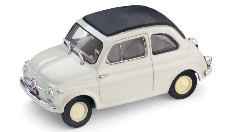 FIAT 500 NUOVA ECONOMICA CHIUSA 1957 VERY LIGHT GREY 1:43