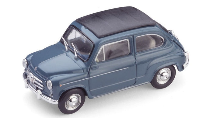 FIAT 600D TRASFORMABILE CHIUSA 1960 BLEU 404 1:43