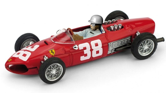 FERRARI F1 156 N 38 WORLD CHAMPION 3rd MONACO GP 1961 PHIL HILL - WITH DRIVER FIGURE RED 1:43