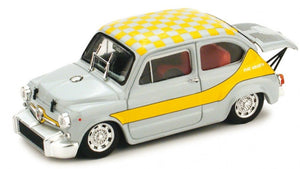 FIAT ABARTH 1000 BERLINA CORSA GR.5 UFFICIALE 1968 LIVREA GIALLO 1:43