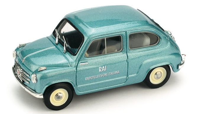 FIAT 600 VETTURA DI SERVIZIO RAI 1960 1:43