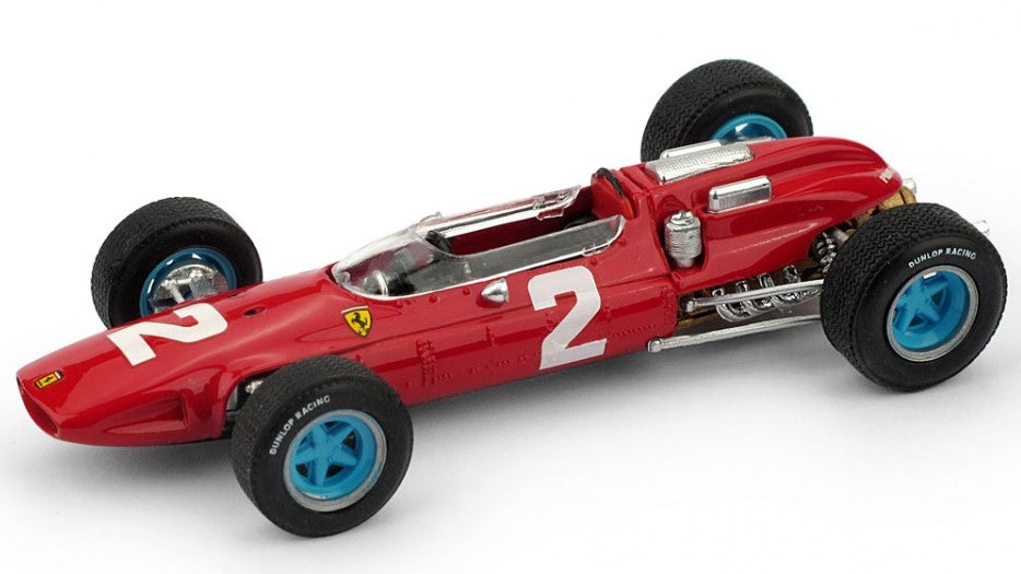 FERRARI F1 158 N 2 WORLD CHAMPION WINNER ITALY GP 1964 JOHN SURTEES 1964 RED 1:43
