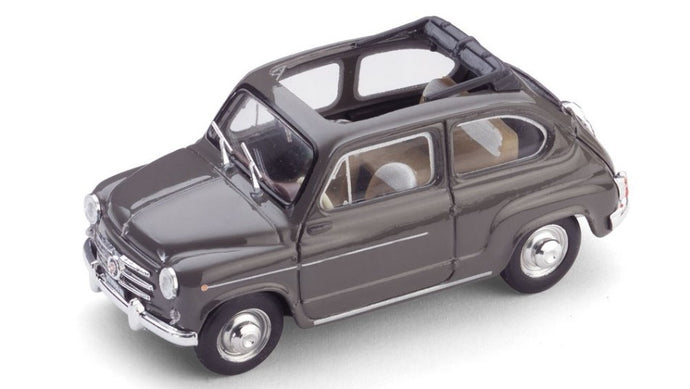 FIAT 600 D BERLINA 1960 TRASFORMABILE APERTA BEIGE 1:43