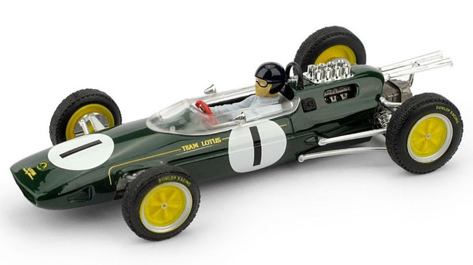 LOTUS 25 J.CLARK 1963 N.1 WINNER BELGIO GP WORLD CHAMPION +  PILOTA 1:43