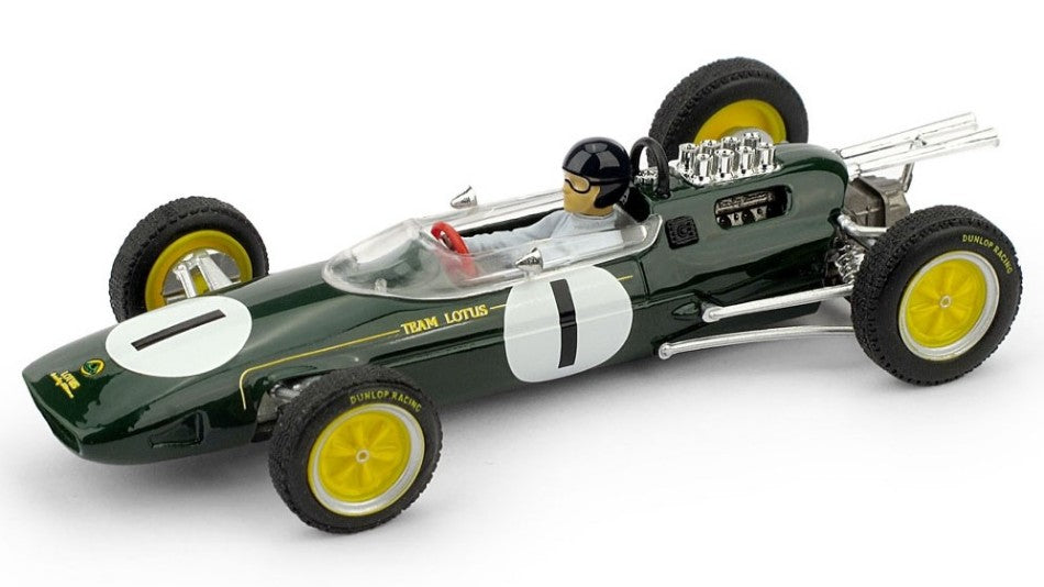 LOTUS 25 J.CLARK 1963 N.1 WINNER BELGIO GP WORLD CHAMPION +  PILOTA 1:43