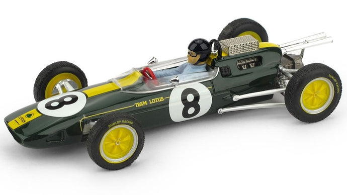 LOTUS 25 J.CLARK 1963 N.8 WINNER ITALIA GP WORLD CHAMPION + PILOTA 1:43