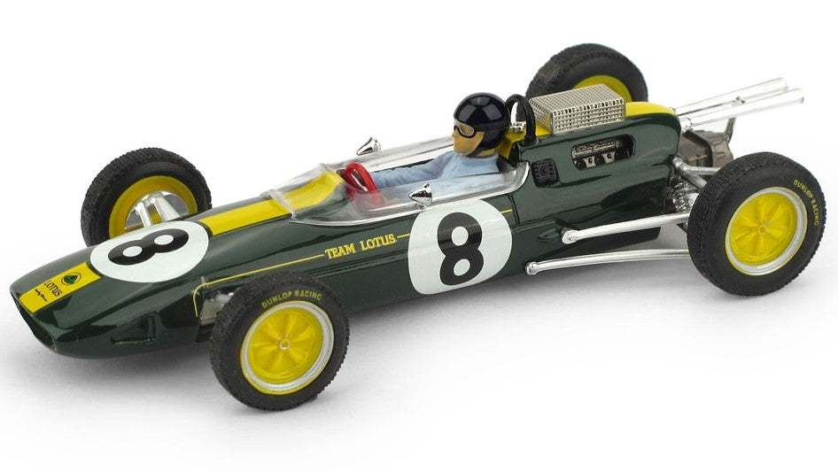 LOTUS 25 J.CLARK 1963 N.8 WINNER ITALIA GP WORLD CHAMPION + PILOTA 1:43