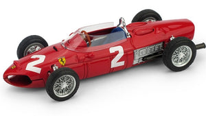 FERRARI F1 156 N 2 WINNER USA GP PHIL HILL 1961 WORLD CHAMPION RED 1:43