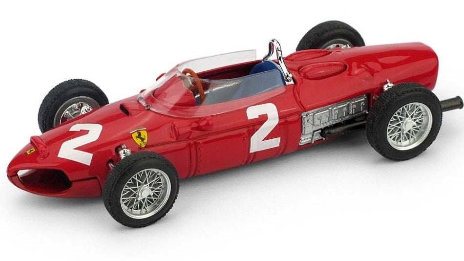 FERRARI F1 156 N 2 WINNER USA GP PHIL HILL 1961 WORLD CHAMPION RED 1:43