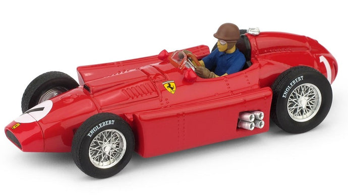 FERRARI D 50 M.FANGIO 1956 N.1 WORLD CHAMPION BRITISH GP W/PILOTE 1:43