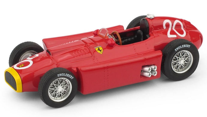 FERRARI F1 D50 N 20 WORLD CHAMPION MONACO GP 1956 JUAN MANUEL FANGIO - EUGENIO CASTELLOTTI RED 1:43