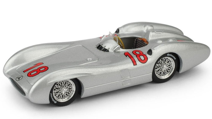 MERCEDES W 196 M.FANGIO 1954 N.18 FRANCE GP WORLD CHAMPION 1:43