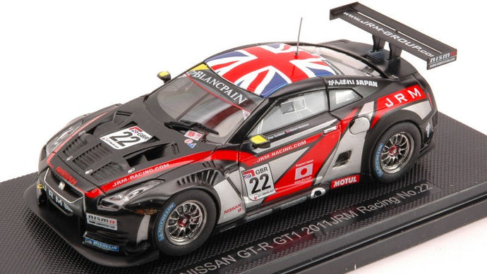 NISSAN R35 GT-R N.22 ACCIDENT FIA GT1 T.TROPHY 2011 DUMBRECK-WEST.1:43