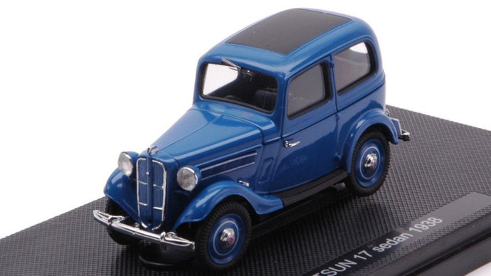 DATSUN 17 SEDAN 1938 BLUE 1:43