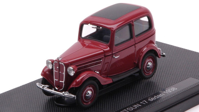 DATSUN 17 SEDAN 1938 DARK RED 1:43