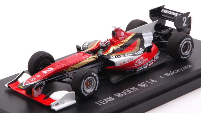 TEAM MUGEN SF14 N.2 SUPER FORMULA 2014 Y.NAKAYAMA 1:43