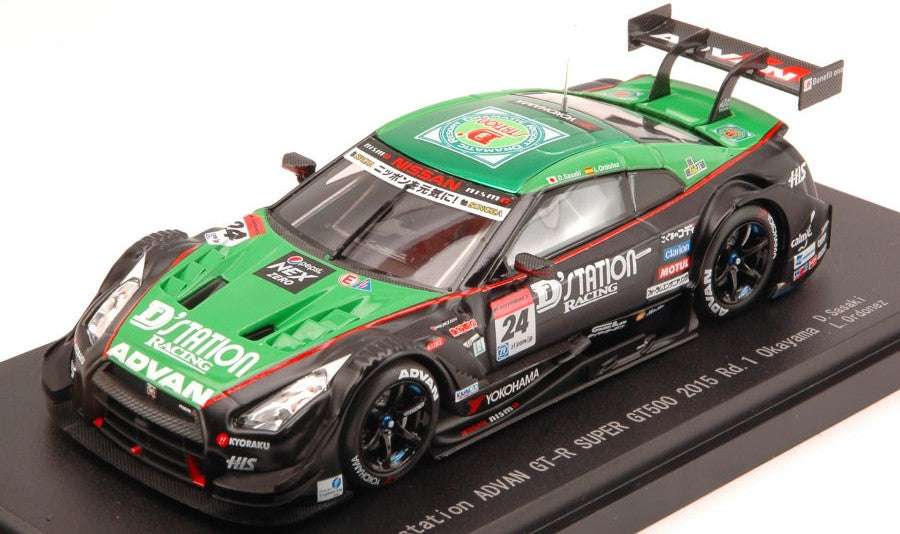 NISSAN GT-R N.24 11th OKAYAMA 2015 SUPER GT500 SASAKI-ORDONEZ 1:43