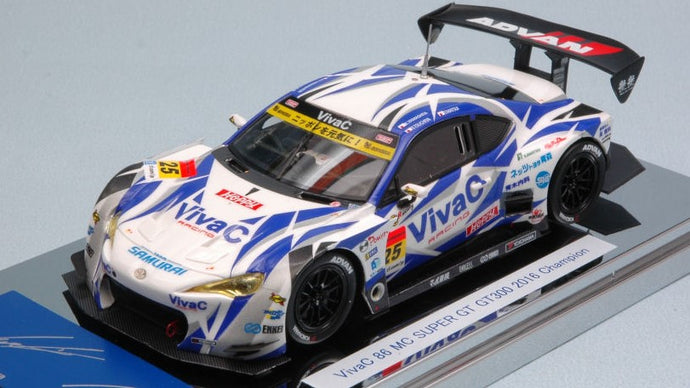 TOYOTA VIVAC 86 MC N.25 WINNER SUPER GT300 2016 T.TSUCHIYA-T.MATSUI 1:43