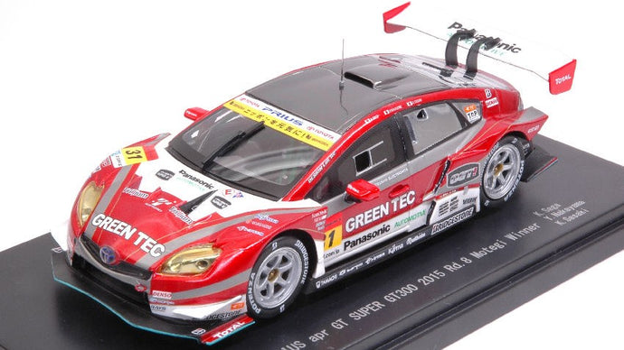 TOYOTA PRIUS N.31 WINNER MOTEGI SUPER GT 300 2015 SAGA-SASAKI-NAKAY.1:43