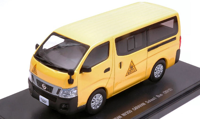 NISSAN NV350 CARAVAN SCHOOL BUS 2012 YELLOW 1:43