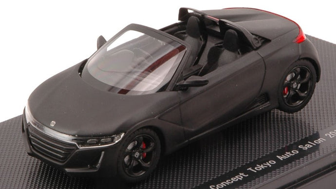 HONDA S660 CONCEPT TOKYO AUTO SALON 2015 MATT BLACK 1:43