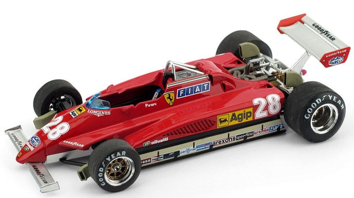 FERRARI 126 C2 DIDIER PIRONI 1982 N.28 WINNER SAN MARINO GP UPDATE 1:43