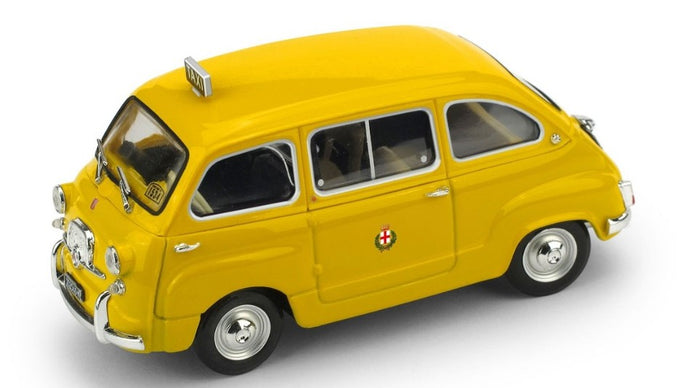 FIAT 600 D MULTIPLA  TAXI DI MILANO 1970 1:43
