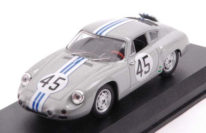 PORSCHE 1600 GS ABARTH N 45 SEBRING 1964 CASSEL - SESSLAR SILVER 1:43
