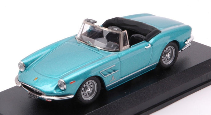 FERRARI 330GT SPIDER 1966 LIGHT BLUE GREEN MET 1:43