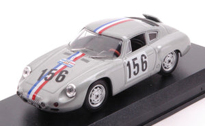 PORSCHE 1600GS ABARTH N 156 TOUR DE FRANCE 1961 R.BOUCHET SILVER 1:43