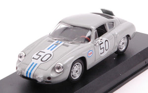 PORSCHE 1600GS CARRERA ABARTH N 50 AUDUSTA GT RACE 1964 C.CASSEL SILVER 1:43