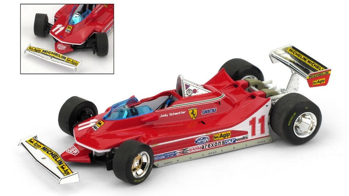 FERRARI 312 T4 J.SCHECKTER 1979 N.11 WORLD CHAMPION RUOTE STERZANTI 1:43