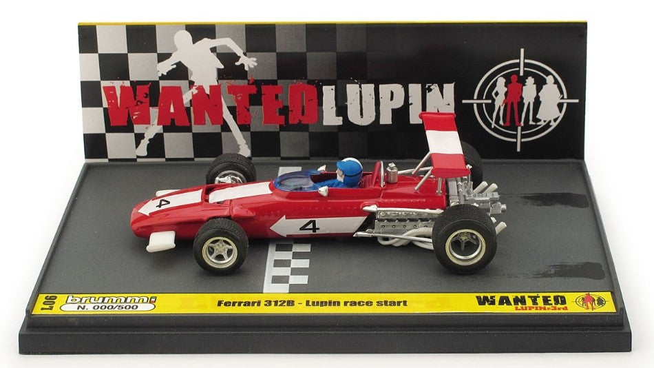 FERRARI 312B WANTED LUPIN RACE START 1:43
