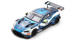 Aston Martin VANTAGE AMR HT3 #159 TUJULA/MACDOWALL/HASSE CLOT/KJAERGAARD 24H SPA 2021 blå/hvid 1:43