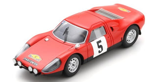 Porsche 904 GTS #5 DUTOIT/MOREL RALLYE DES ROUTES DU NORD 1967 rød/sort 1:43