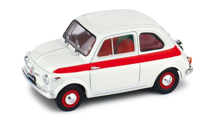 FIAT 500 NUOVA SPORT TETTO METALLICO - METAL TOP 1957 LIGHT GREY 1:43