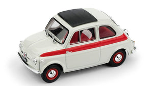 FIAT 500 1959 TETTO APRIBILE SPORT 2a SERIE CHIUSA BIANCO/ROSSO 1:43