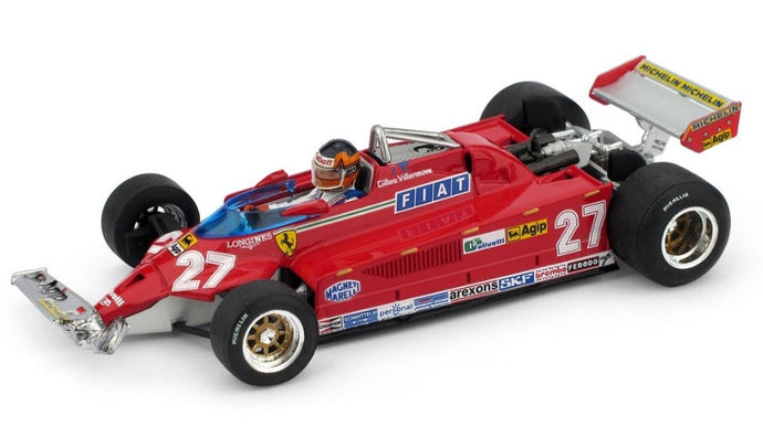 FERRARI 126 CK GILLES VILLENEUVE 1981 CANADA GP 39mo-54mo GIRO 1:43