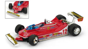 FERRARI 312 T4 G.VILLENEUVE 1979 N.12 2nd FRANCE GP RUOTE STERZANTI 1:43