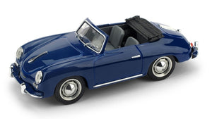 PORSCHE 356 CABRIOLET APERTA 1952 SPECIAL COLOR ROYAL BLUE 1:43