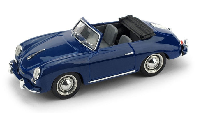 PORSCHE 356 CABRIOLET APERTA 1952 SPECIAL COLOR ROYAL BLUE 1:43