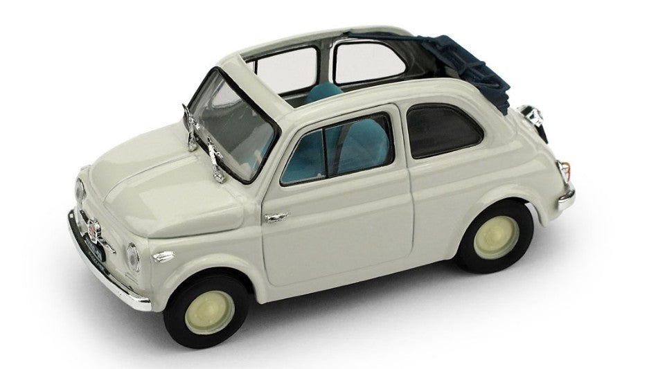 FIAT 500 ECONOMICA APERTA 1957 GRIGIO CHIARO 1:43