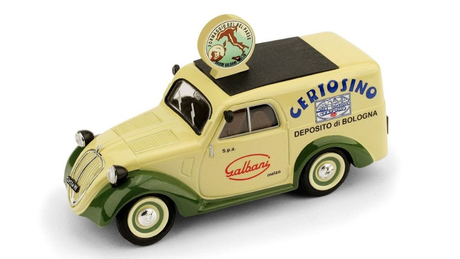 FIAT 500B FURGONE 1950 GALBANI 1:43