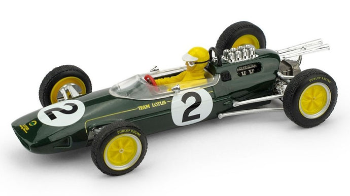 LOTUS F1 25 n 2 BELGIUM GP 1963 T.TAYLOR - WITH PILOT - FIGURE GREEN 1:43
