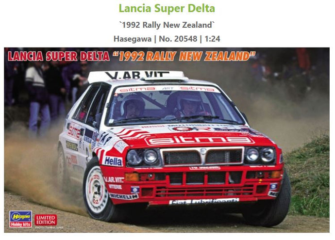 LANCIA SUPER DELTA RALLY NEW ZELAND 1992 KIT 1:24
