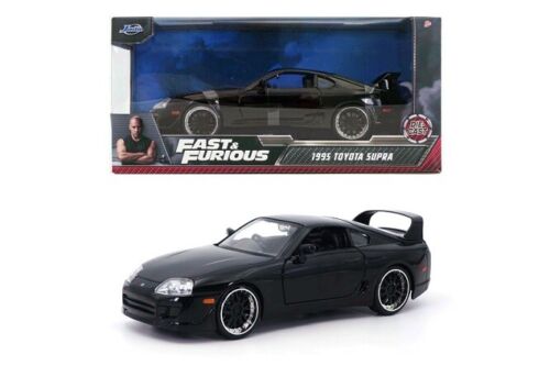 TOYOTA SUPRA 1995 FAST & FURIOUS BLACK 1:24