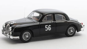 JAGUAR MKII 3.4 LITRE N 56 WINNER BRAND HATCH SALOON CAR RACE 1957 BLACK 1:43